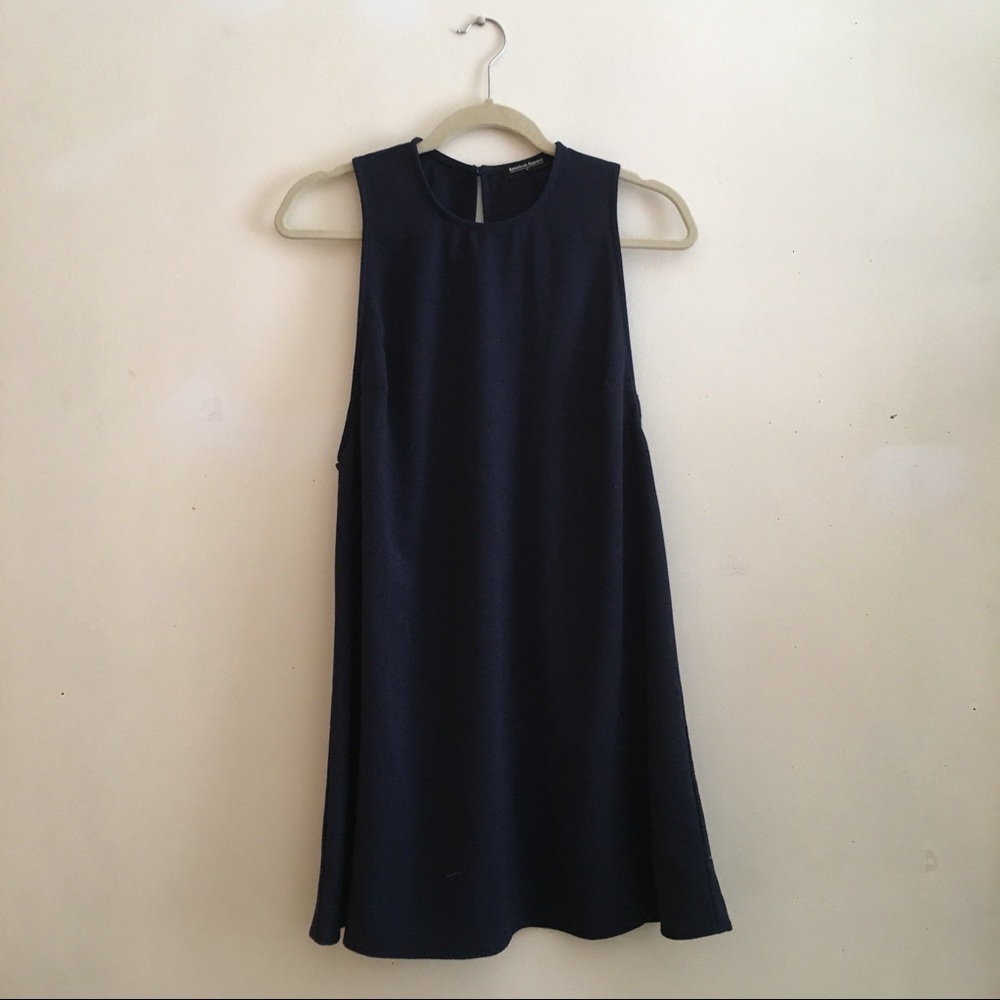 American Apparel medium Dakota Mini Dress Navy Blue